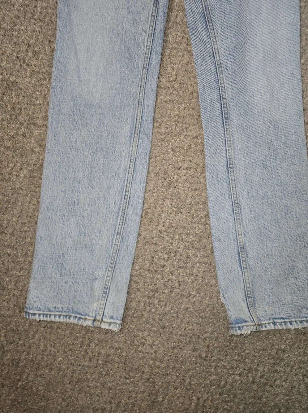 Abercrombie & Fitch Light Blue 90's Straight High-Rise Jeans Size 0 X-Tall